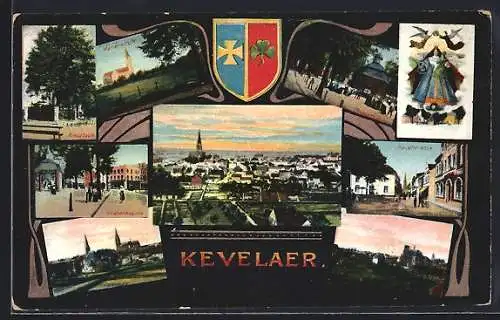AK Kevelaer, Marienkirche, Gnadenkapelle, Kreuzbaum