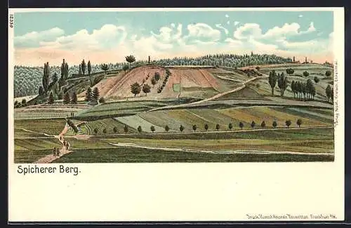 Lithographie Saarbrücken, Spicherer Berg