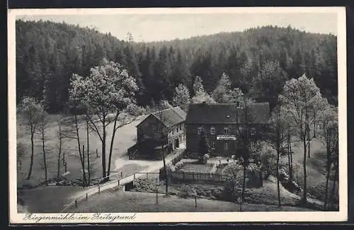 AK Zeitzgrund, Gasthaus und Sommerfrische Ziegenmühle