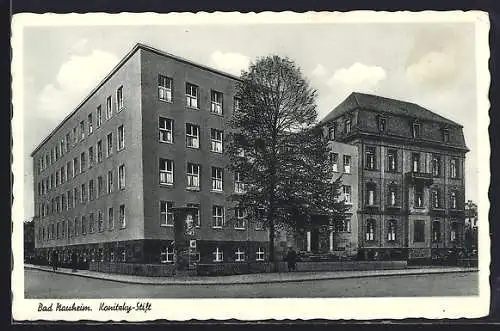 AK Bad Nauheim, Konitzky-Stift, Strassenansicht