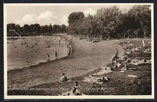 AK Leipzig, Strandbad am Auensee, Luna Park