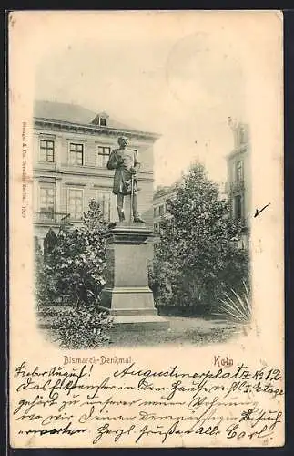 AK Köln, Bismarck-Denkmal
