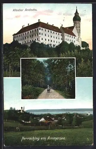 AK Herrsching a. Ammersee, Kloster Andechs, Kienthal