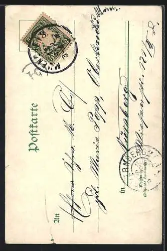 Lithographie München, Das neue Rathaus