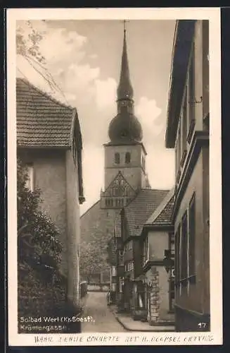 AK Werl /Kr. Soest, Krämergasse