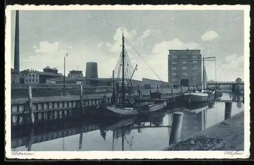 AK Uetersen, Anlegestelle im Hafen