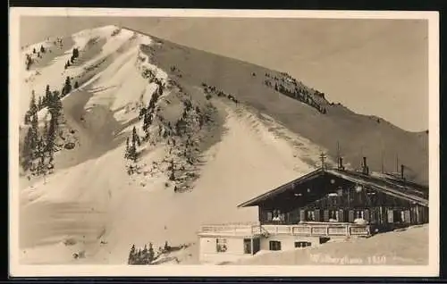 AK Wallberg bei Tegernsee, Gasthaus Wallberghaus, Inh. Anton Kratzer