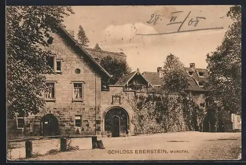 AK Eberstein im Murgtal, Partie am Schloss