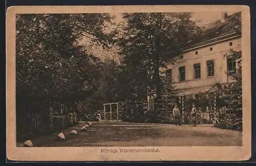 AK Altengrabow, vor der Kommandantur