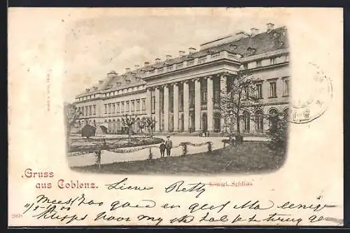 AK Coblenz, Königliches Schloss