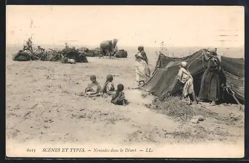 AK Nomades dans le Désert