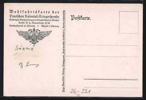 Künstler-AK Hans Baluschek: Berittener Soldat bewundert die Morgenröte