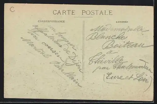 AK Atterissage d`un Bréguet, Flugzeug