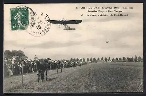 AK Pont-Hubert, Champ d`Aviation, Flughafen mit Flugzeugen