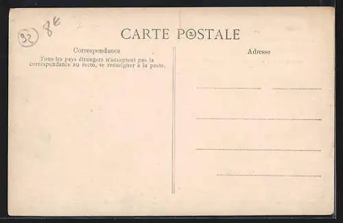 AK Départ de Leblanc sur Blériot, Flugzeug