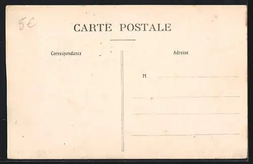 AK Paulhan en plein vol, Biplan Voisin, Flugzeug