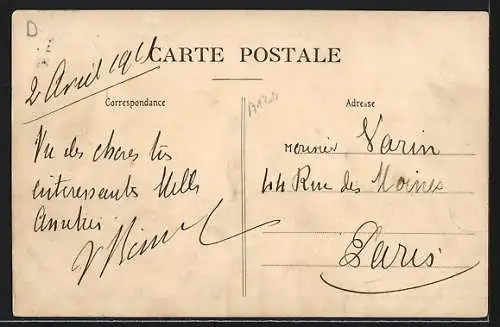 AK Le Monoplan Deperdussin piloté par R. Vidart, Flugzeug