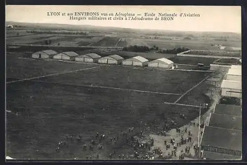 AK Bron, Hangars militaires et civils à l`Aérodrome, Flughafen