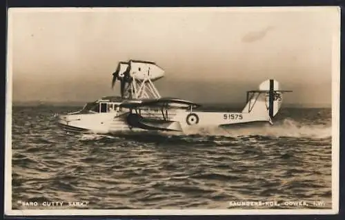 AK Wasserflugzeug Saro Cutty Sark