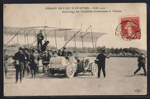 AK Atterissage des Lieutenants Cammermann et Villerme, Flugzeug