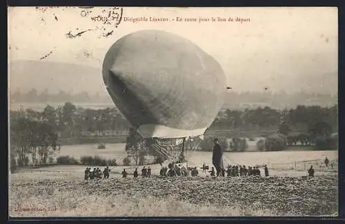 AK Le Dirigeable Lebaudy, Zeppelin