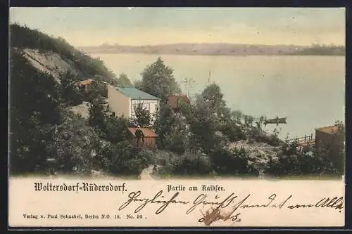 AK Rüdersdorf / Mark, Partie am Kalksee
