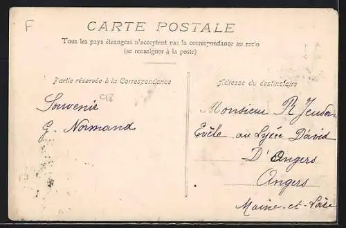 AK Circuit de la Sarthe, Ligne droite après la Fourche, Autorennen