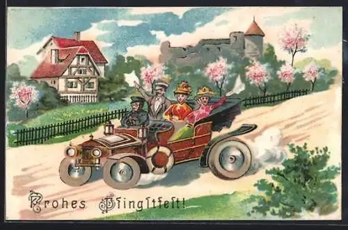 AK Auto mit Chauffeur