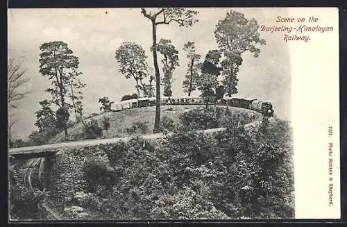 AK Scene on the Darjeeling-Himalayan Railway, Eisenbahn