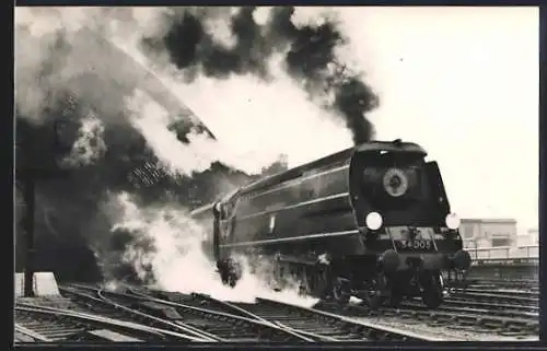 AK S. R. West Country No. 34005 Barnstaple, englische Eisenbahn