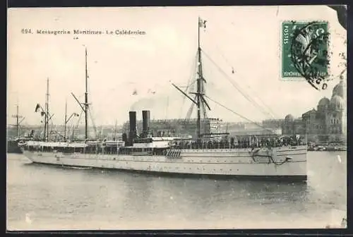 AK Messageries Maritimes Le Calédonian