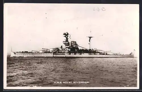 AK HMS Royal Sovereign in Fahrt