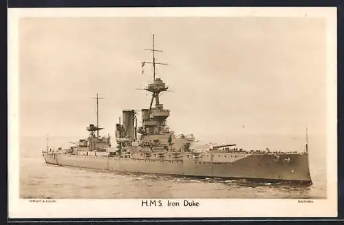 AK HMS Iron Duke auf See