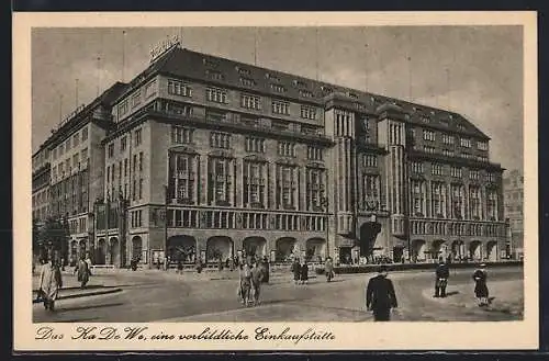 AK Berlin-Schöneberg, Das KaDeWe in der Tauentzienstrasse