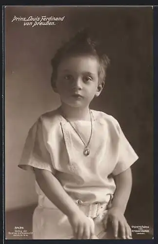 AK Prinz Louis Ferdinand von Preussen, Portrait als Kind