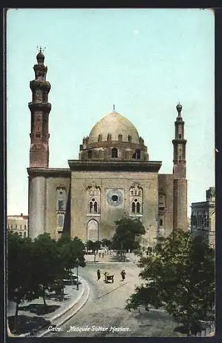 Künstler-AK Cairo, Mosquée Sultan Hassan
