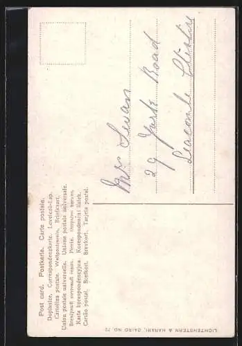 AK Cairo, Araber sitzen vor ihrem Haus, arabische Volkstypen