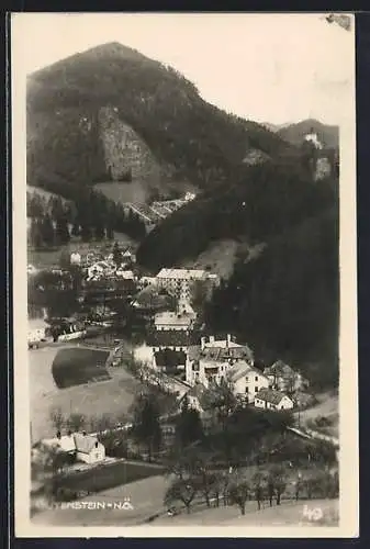AK Gutenstein /N.-Ö., Ortsansicht aus der Vogelschau