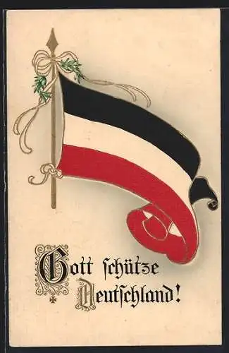 AK Gott schütze Deutschland!, Fahne
