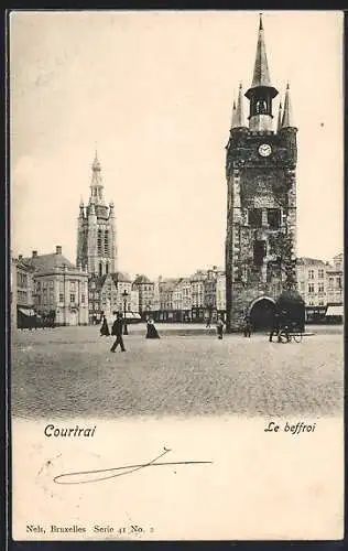 AK Courtrai, Le beffroi