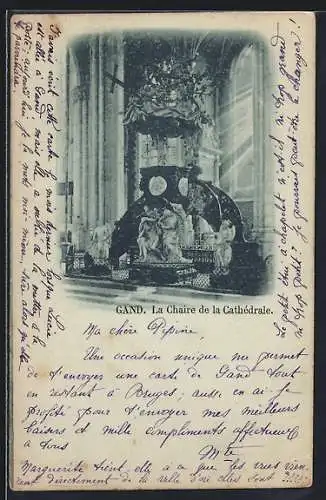 AK Gand, La Chaire de la Cathédrale