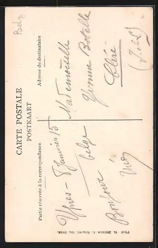 AK Ypres, Porte du Cloître Saint-Martin