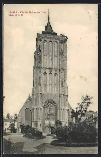 AK Ypres, L`Eglise St.-Jaques