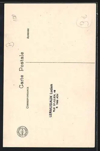 AK Ath, Cortège des Fêtes Communales, Monsieur Goliath Géant