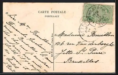 AK Tirlemont-Thienen, Rue de Louvain, Strassenpartie