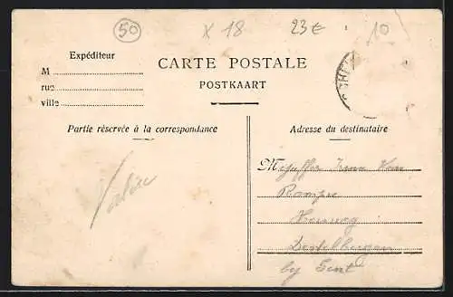 AK Schellebelle, Rue Haute, Strassenpartie