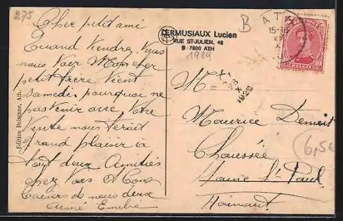 AK Ath, Rue du Chaudron et Athénée royal