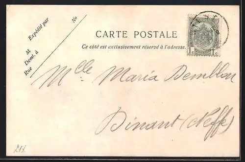 AK Diest, Rue du Marché, avec Marché