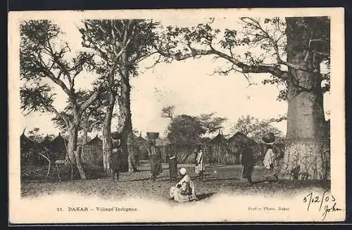 AK Dakar, Village Indigène
