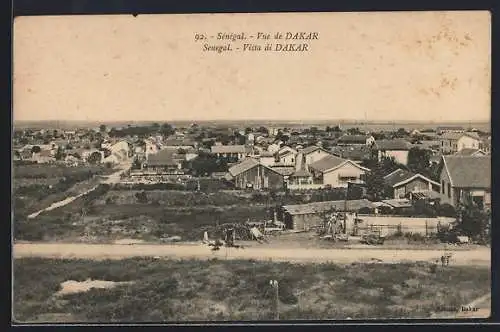 AK Dakar, Vue de Dakar, Panorama